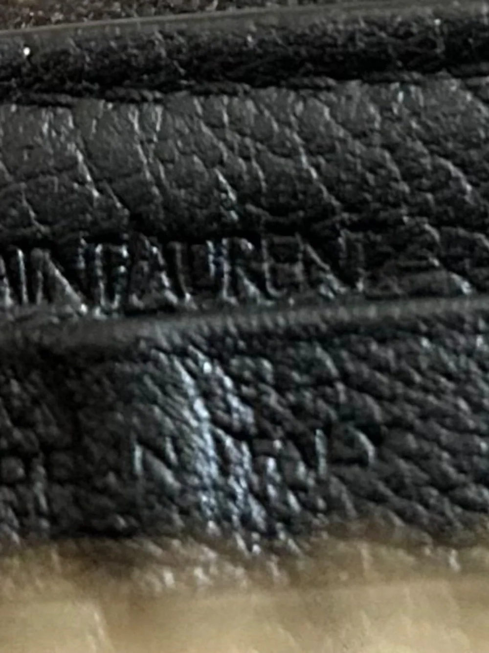 Yves Saint Laurent YSL Belle De Jour Zip Around Wallet Black - Picture 7 of 8